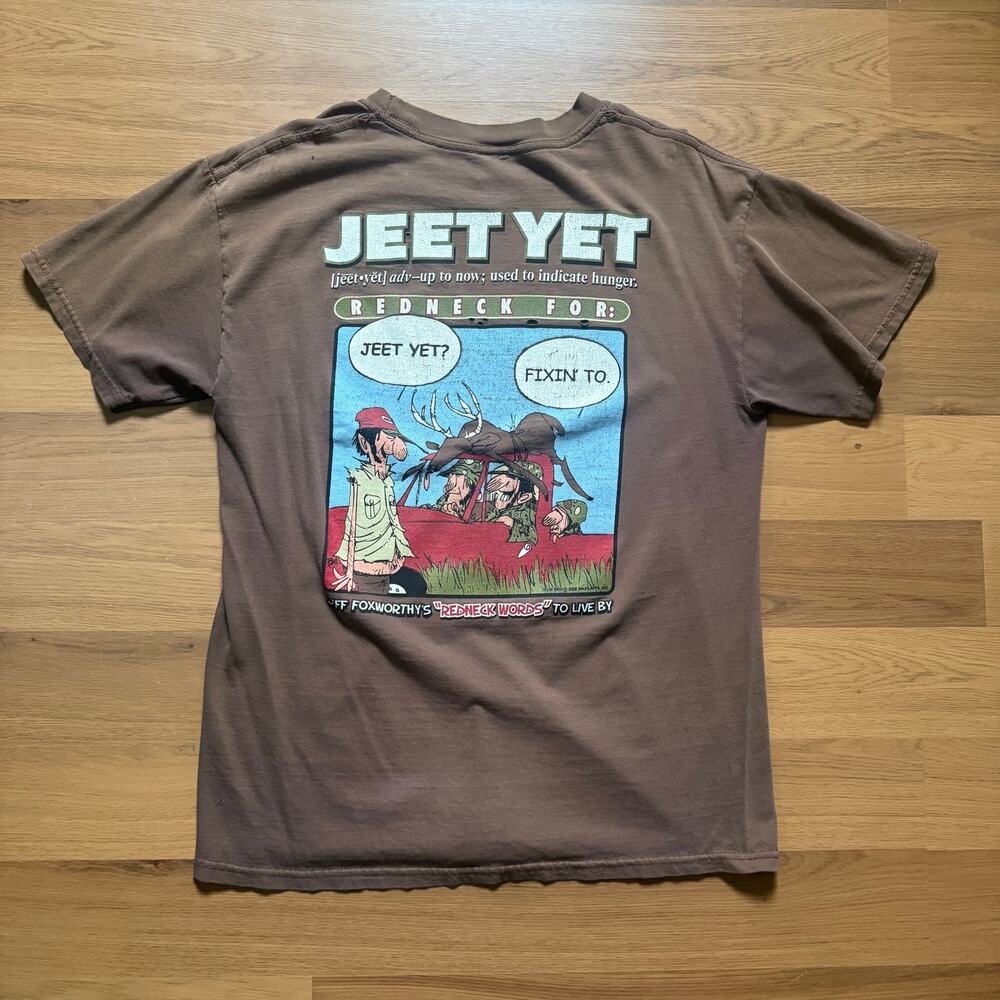 Vintage 2000's Jeff Foxworthy's Redneck Words To Live By Funny Shirt Sz Medium